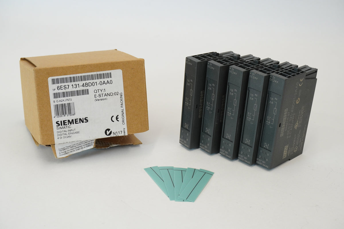 Siemens 6ES7131-4BD01-0AA0 SIMATIC DP Digital Input Module for the ET 200S 5pcs