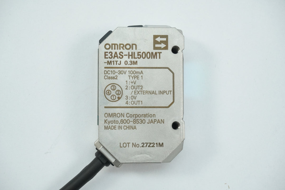 Omron E3AS-HL500MT-M1TJ 0.3M Photoelectric Sensor