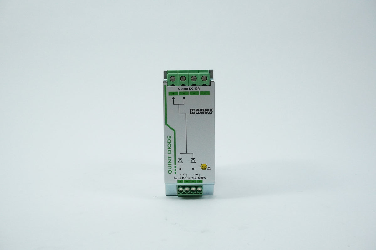 Phoenix Contact 2320157 QUINT-DIODE/12-24DC/2x20/1x40 DIN Rail Diode Module