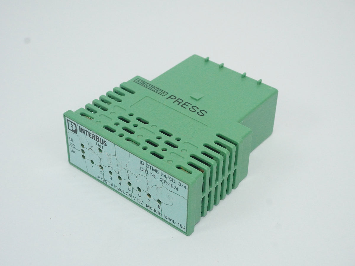 Phoenix Contact 2751674 IB STME 24 BDI 8/4 InterBus Digital Input Module