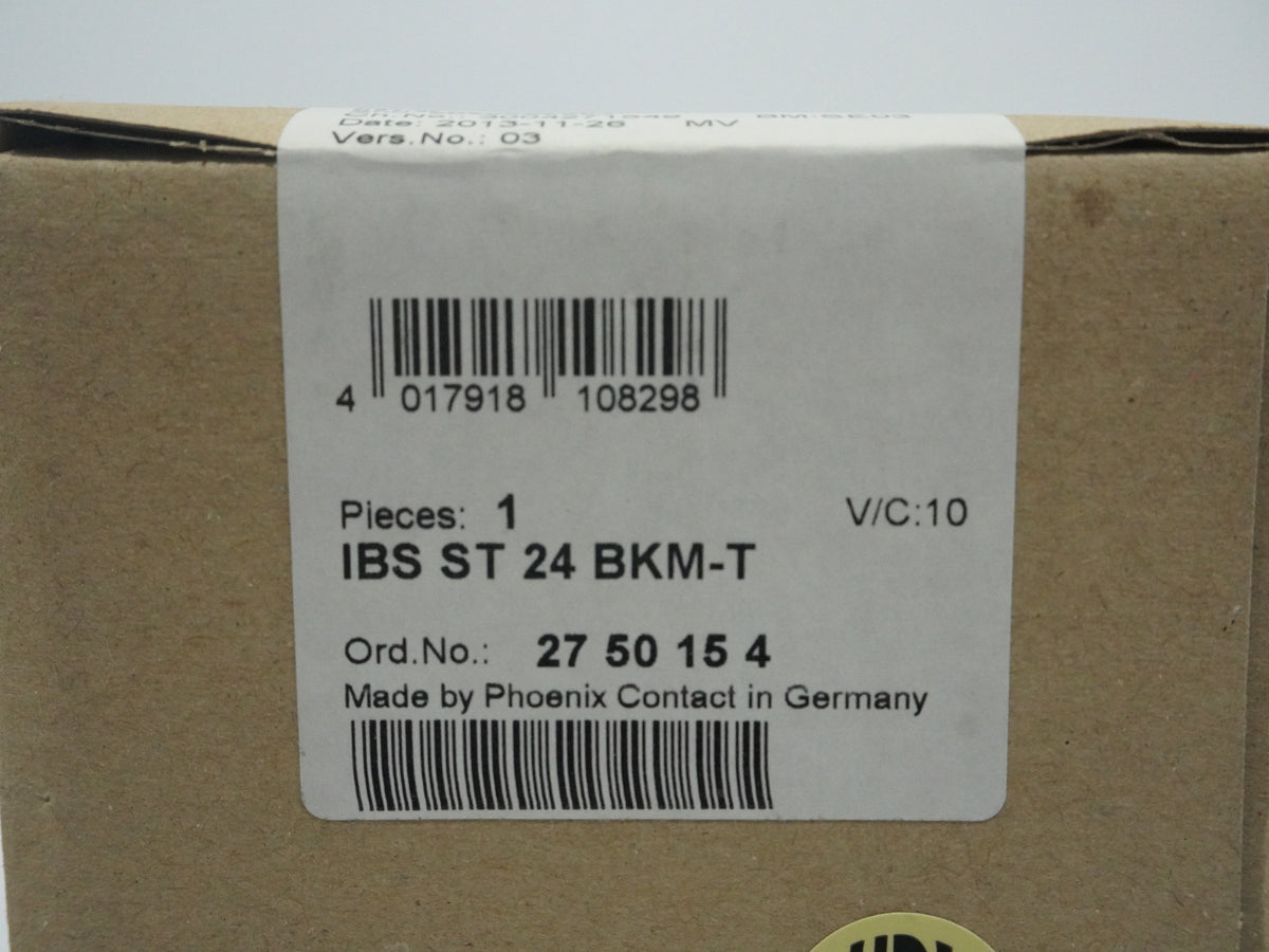 Phoenix Contact 2750154 IBS ST 24 BKM-T Bus Coupler