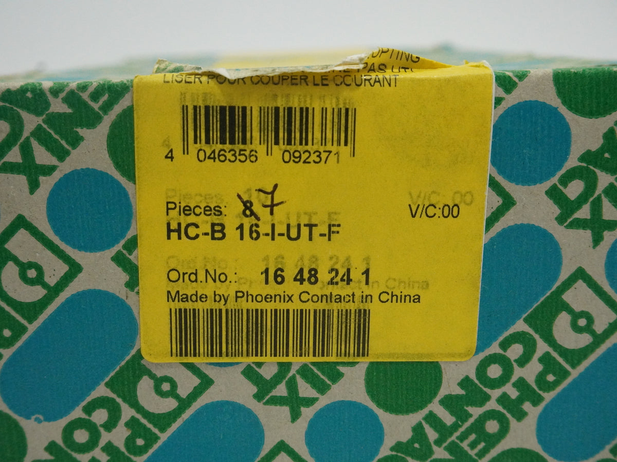 Phoenix Contact 1648241 HC-B 16-I-UT-F Batch of 7pcs.