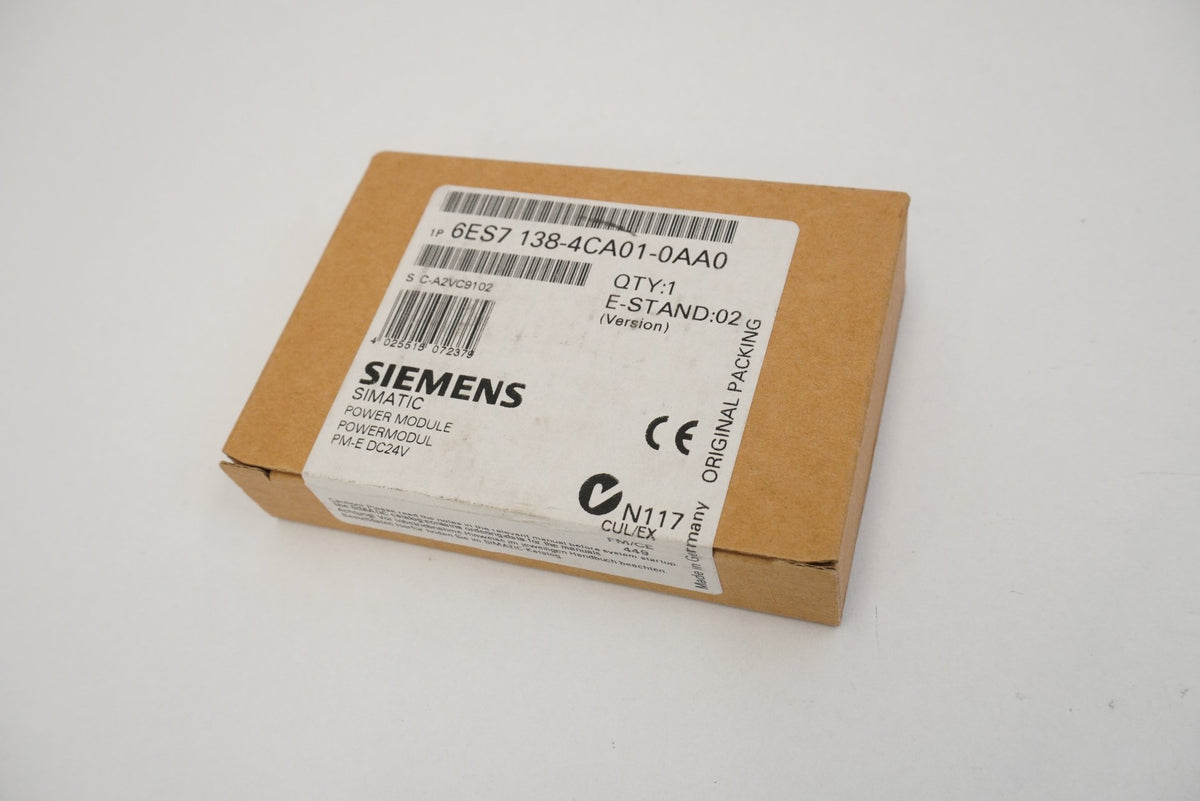 Siemens 6ES7138-4CA01-0AA0 SIMATIC DP, PM-E Power Module for ET 200S