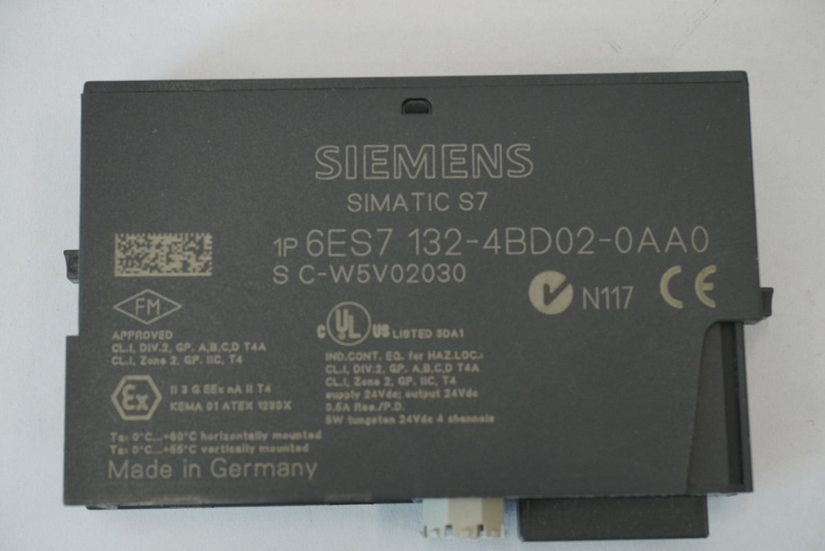 Siemens 6ES7132-4BD02-0AA0 SIMATIC DP Electronic Module, Digital Output Module
