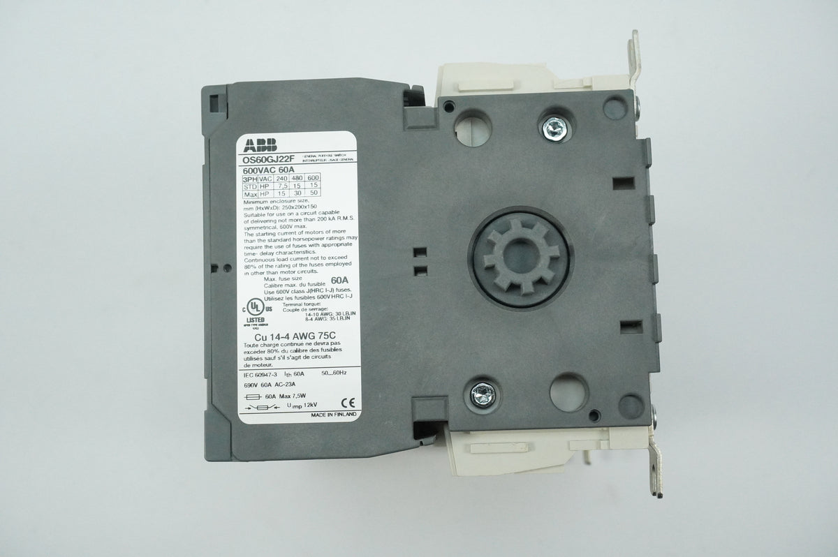 Abb OS60GJ22FP Switch Fuse 1SCA115469R1001