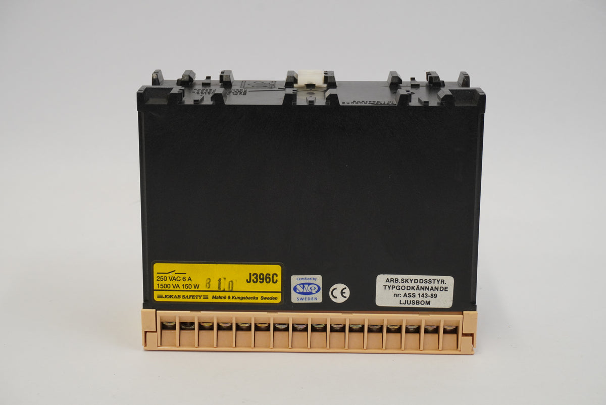 Jokab Safety J396C Ljusbom Light Curtain / Light Beam Safety Control Unit/Relay