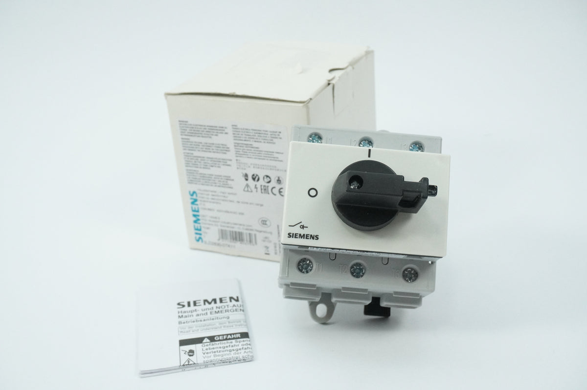 Siemens 3LD2830-0TK11 Main Switch / Load Break Switch 125A/690V