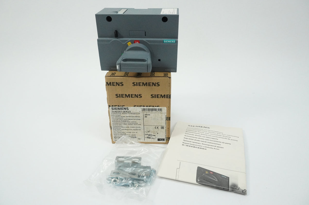 Siemens 3VA9257-0EK23 Front Mounted Operator Standard Door Interlock