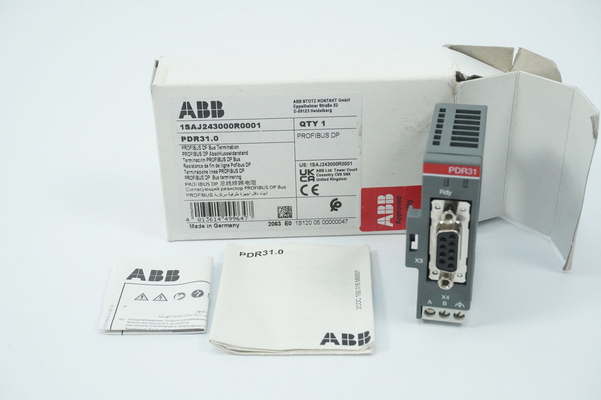 Abb 1SAJ243000R0001 PDR31.0 PROFIBUS DP Bus Termination