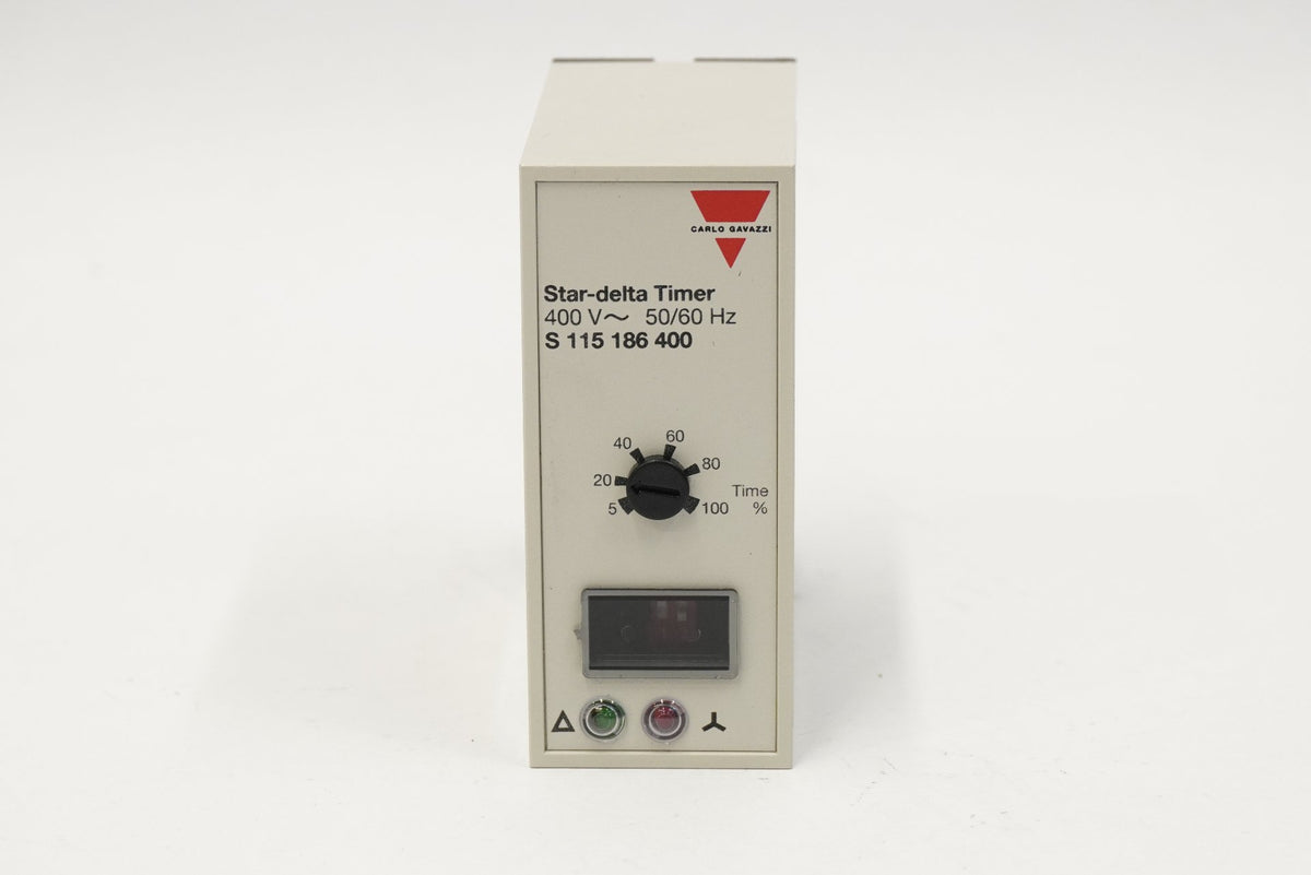 Carlo Gavaz S 115 186 400 Star-delta Timer, 400V, 50/60Hz