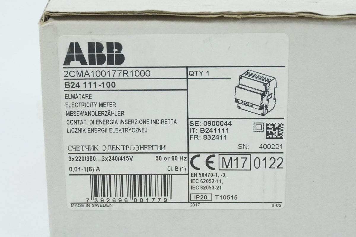 Abb 2CMA100177R1000 B24 111-100 Electricity Meter