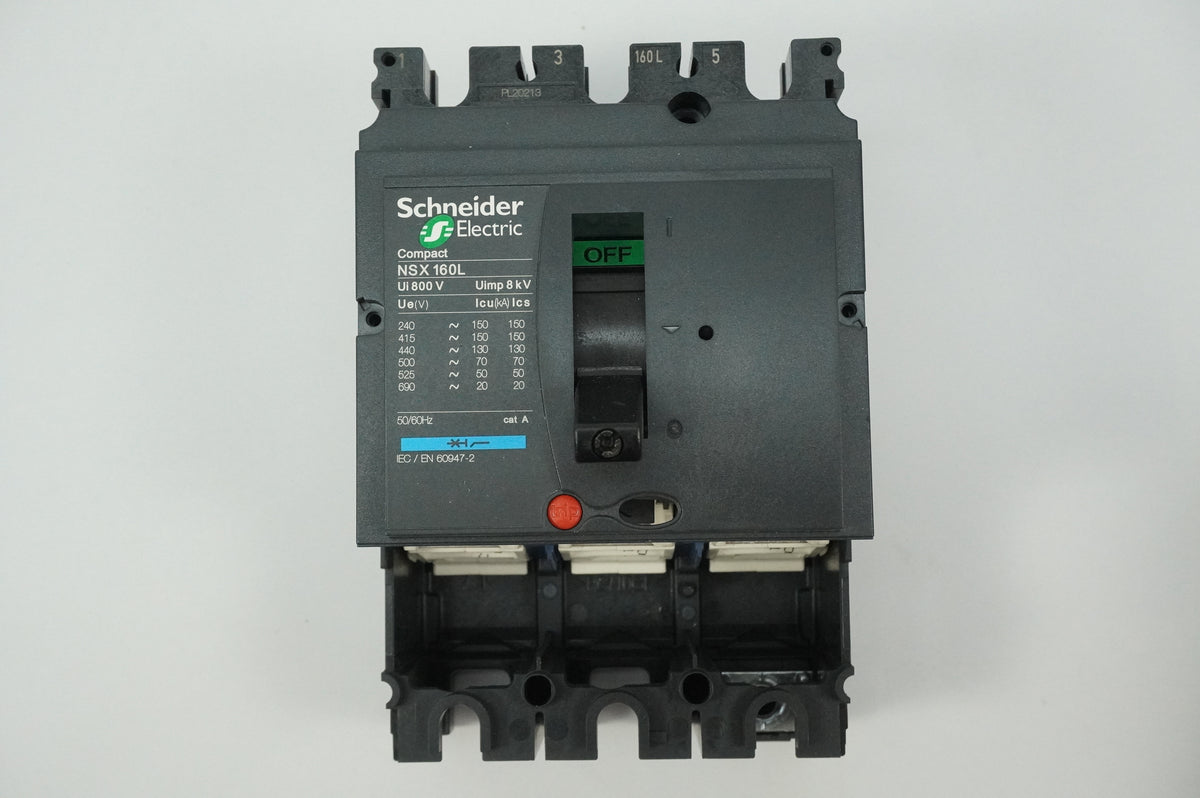 Schneider Electric LV430405 Compact NSX 160L 3P Without Trip Unit