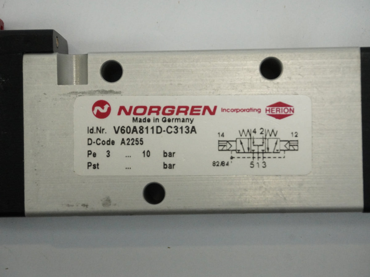 Norgren V60A811D-C313A Pneumatic Directional Control Valve (5/2-way)