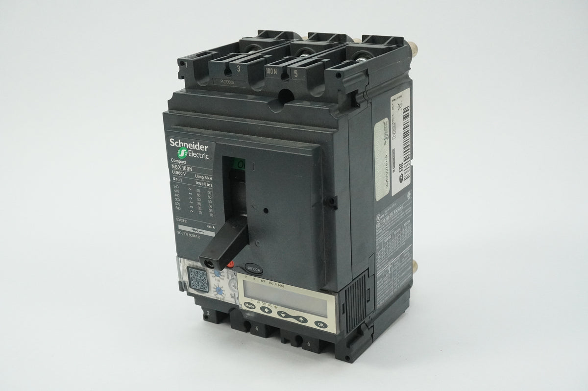 Schneider Electric NSX100N Compact NSX 100N Circuit Breaker 40/100A