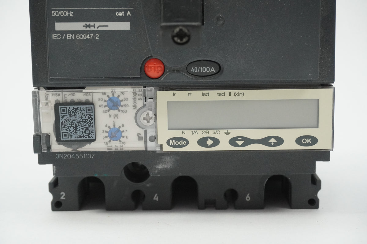 Schneider Electric NSX100N Compact NSX 100N Circuit Breaker 40/100A