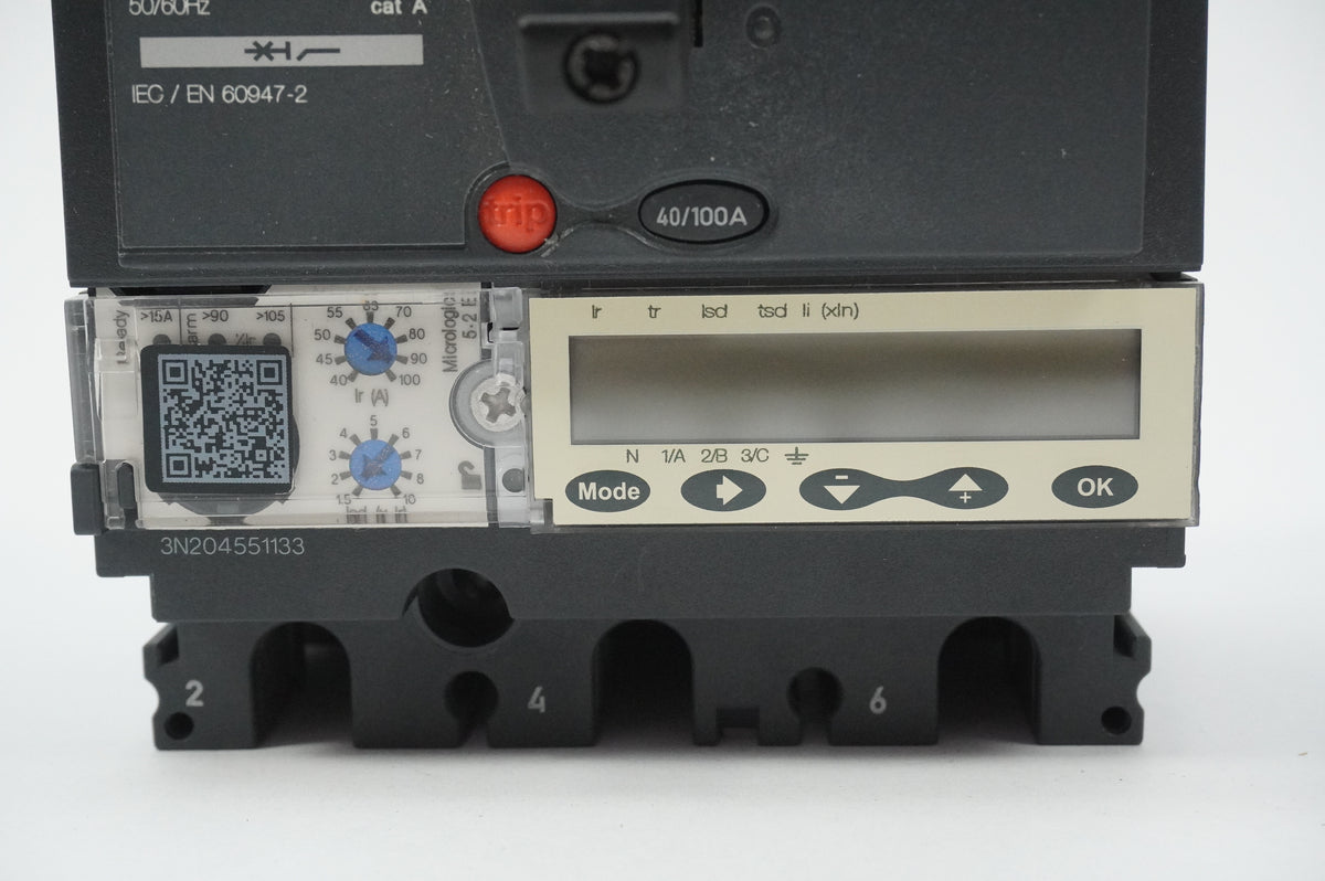 Schneider Electric NSX100N Compact NSX 100N Circuit Breaker 40/100A