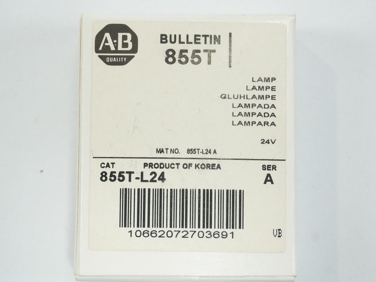Ab 855T-L24 Bulletin Lamp 24V Series A