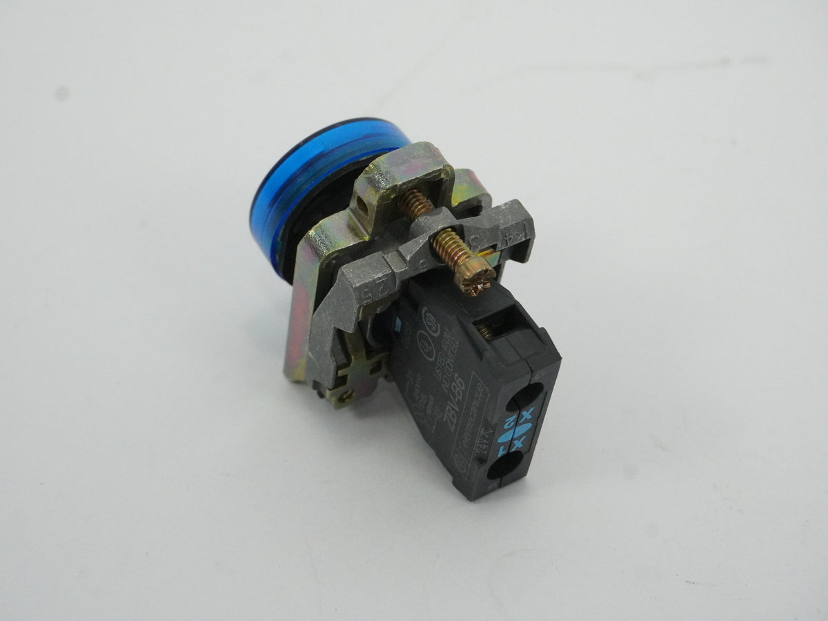 Telemecanique XB4BVB6 Illuminated Push Button with LED 24V