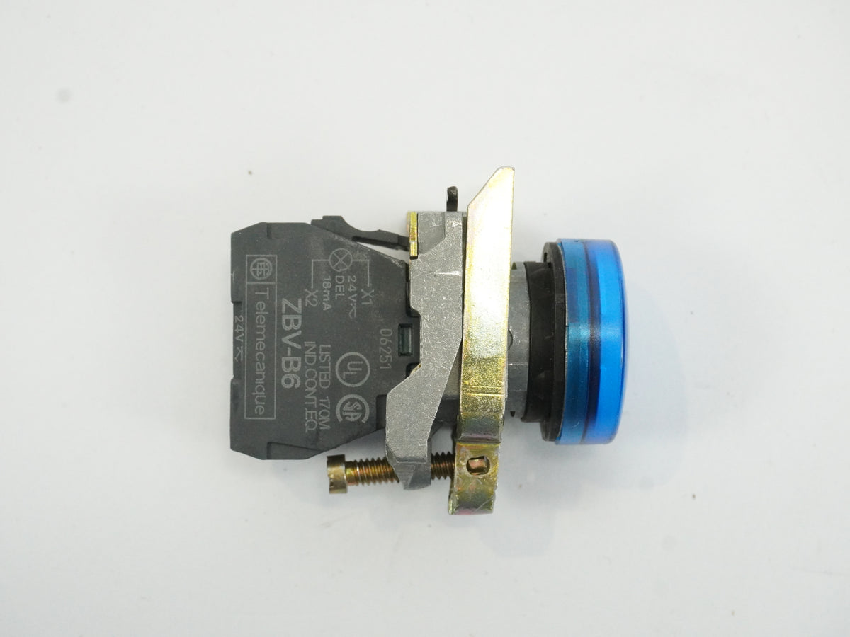 Telemecanique XB4BVB6 Illuminated Push Button with LED 24V