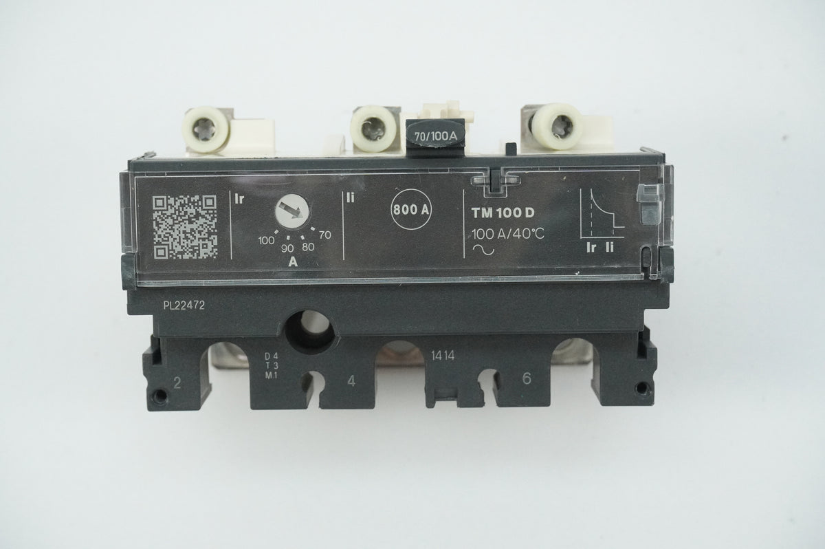SchneiderE TM100D Schneider Electric TM100D MCCB trip unit 100A