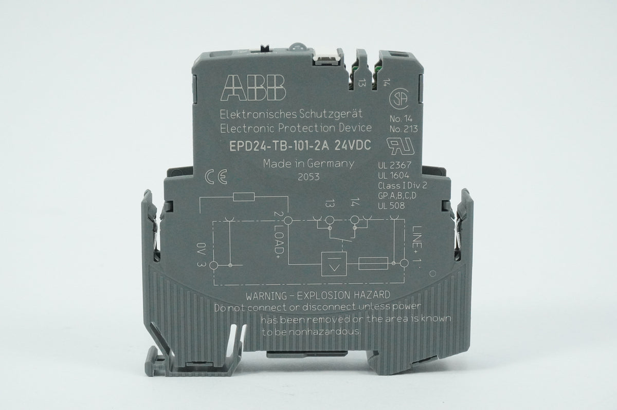 Abb 2CDE601101R2002 EPD24-TB-101-2A Electronic Protection Device Batch 4pcs.