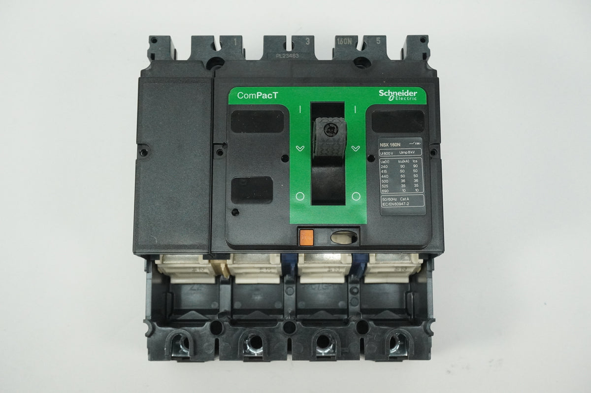 Schneider Electric C16N4 ComPacT NSX160N Basic Frame 50kA AC 4P 160A