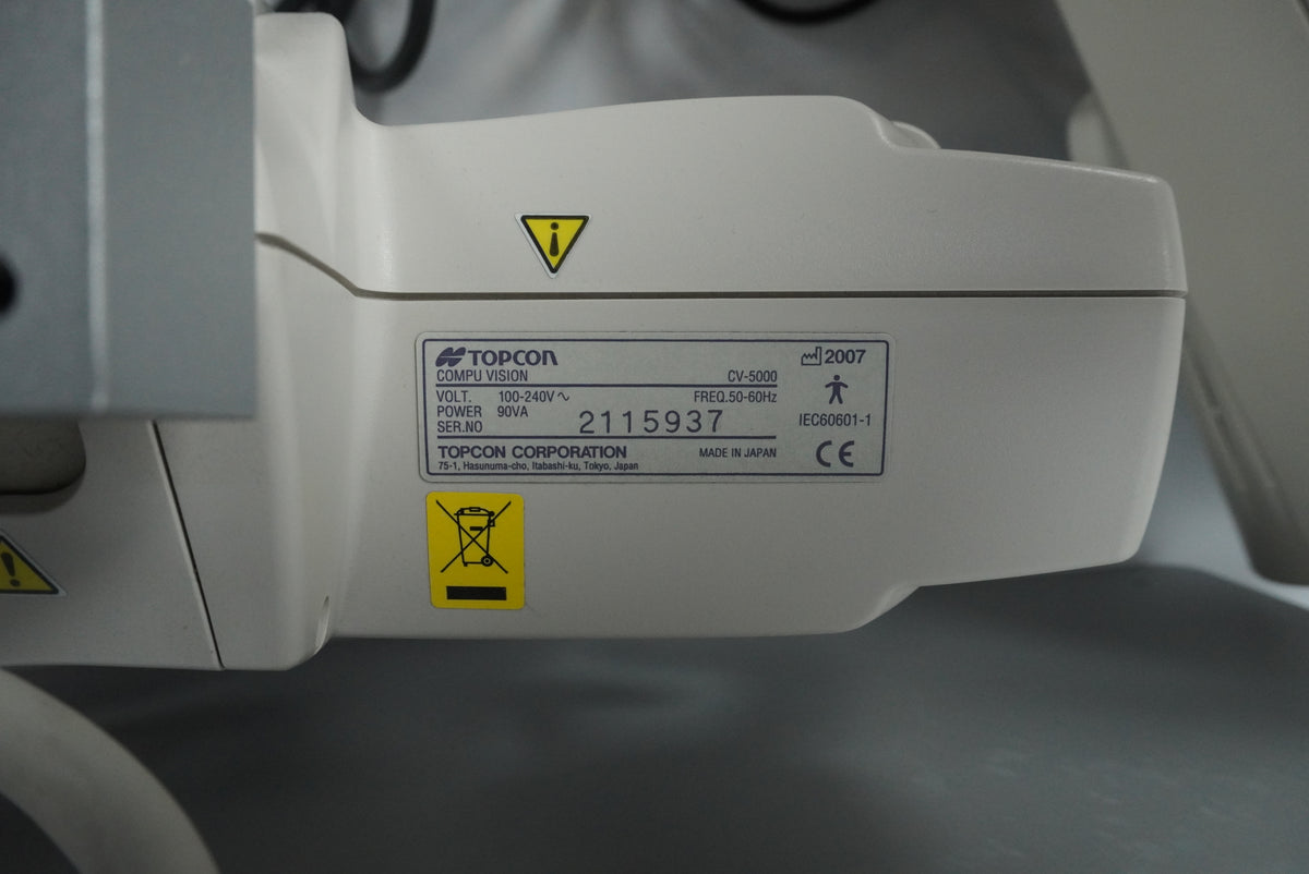 Topcon CV-5000 CV-5000 Compu Vision Phoropter Refractor set SPARE PARTS