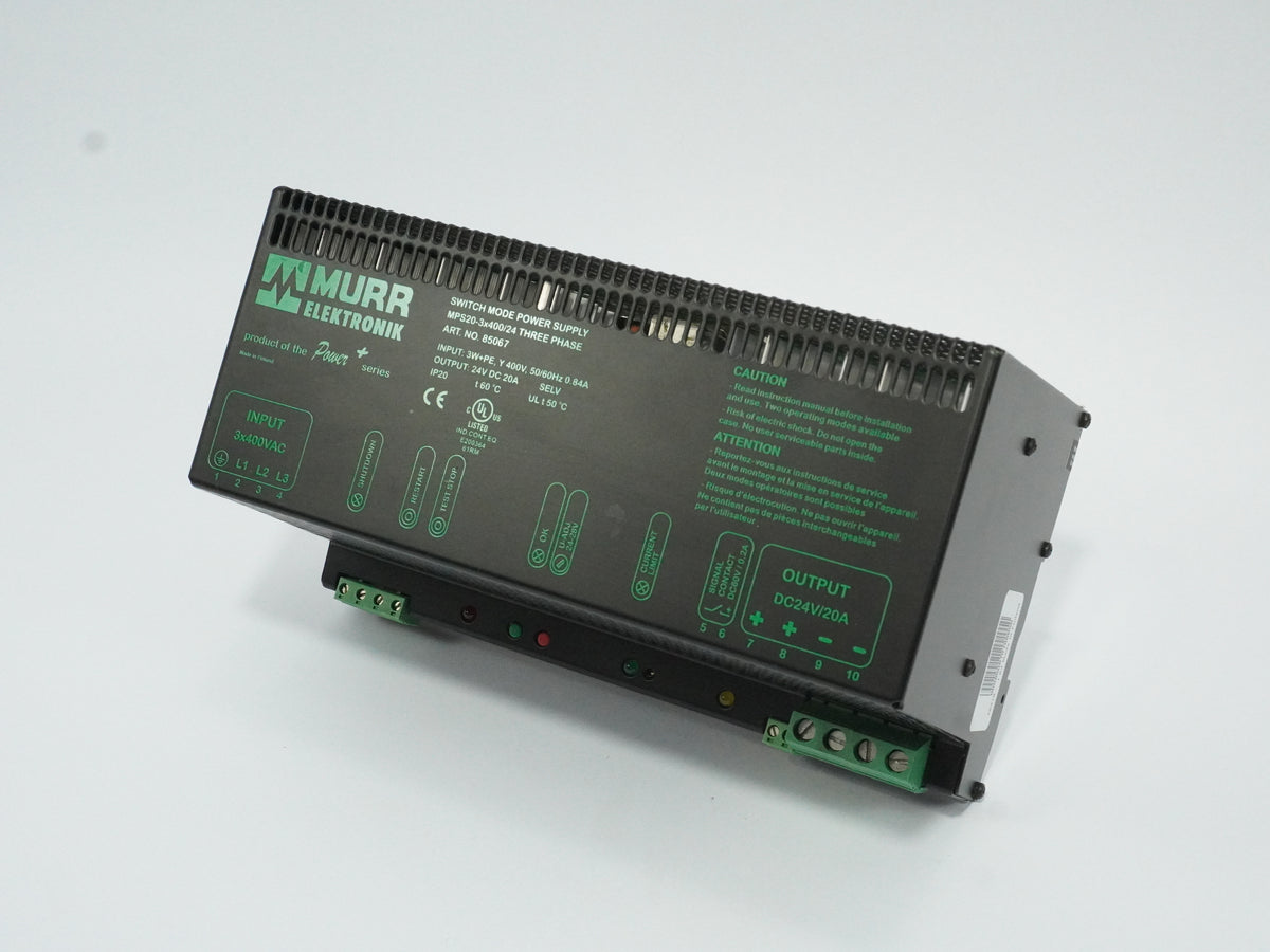 Murr elektronik 85067 MPS20-3x400/24 Switch Mode Power Supply Three Phase