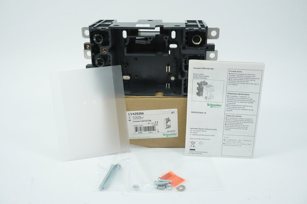 SchneiderE LV429266 Schneider Electric LV429266 Plug in base, 3 poles
