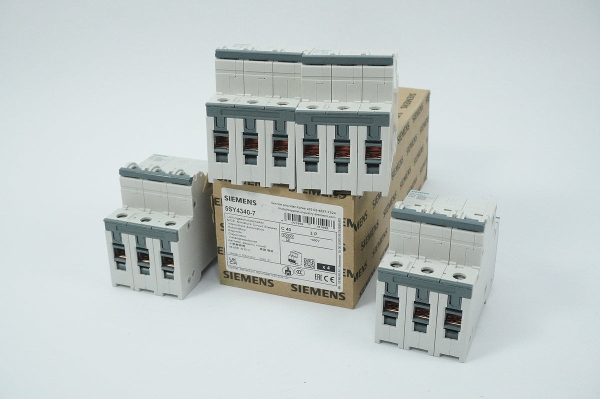 Siemens 5SY4340-7 5SY4340-7 Miniature Circuit Breaker 400V 10kA 3-pole. C40 A