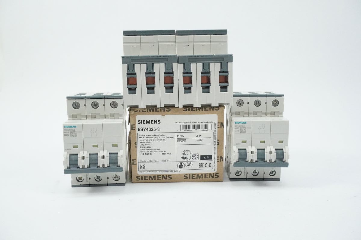 Siemens 5SY4325-8 5SY4325-8 MCB Miniature Circuit Breaker D25 3P