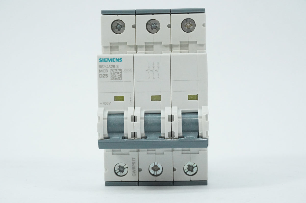 Siemens 5SY4325-8 5SY4325-8 MCB Miniature Circuit Breaker D25 3P