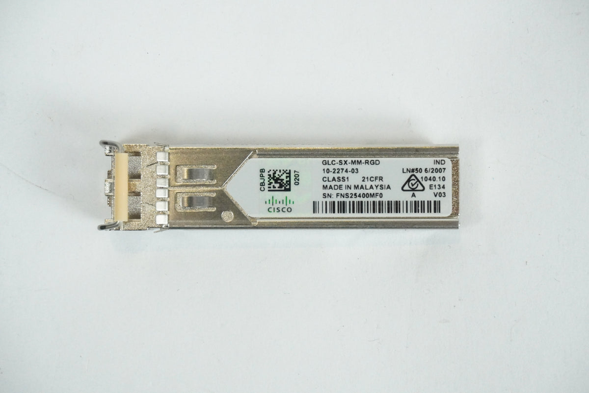 Cisco 10-2274-03 GLC-SX-MM-RGD SFP Transceiver Module