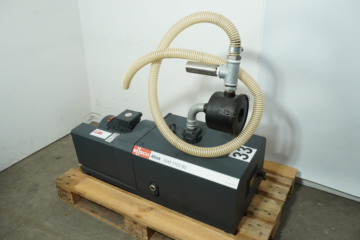 Busch MM 1102 B V03 Vacuum Pump W: AMPH 100L AA2