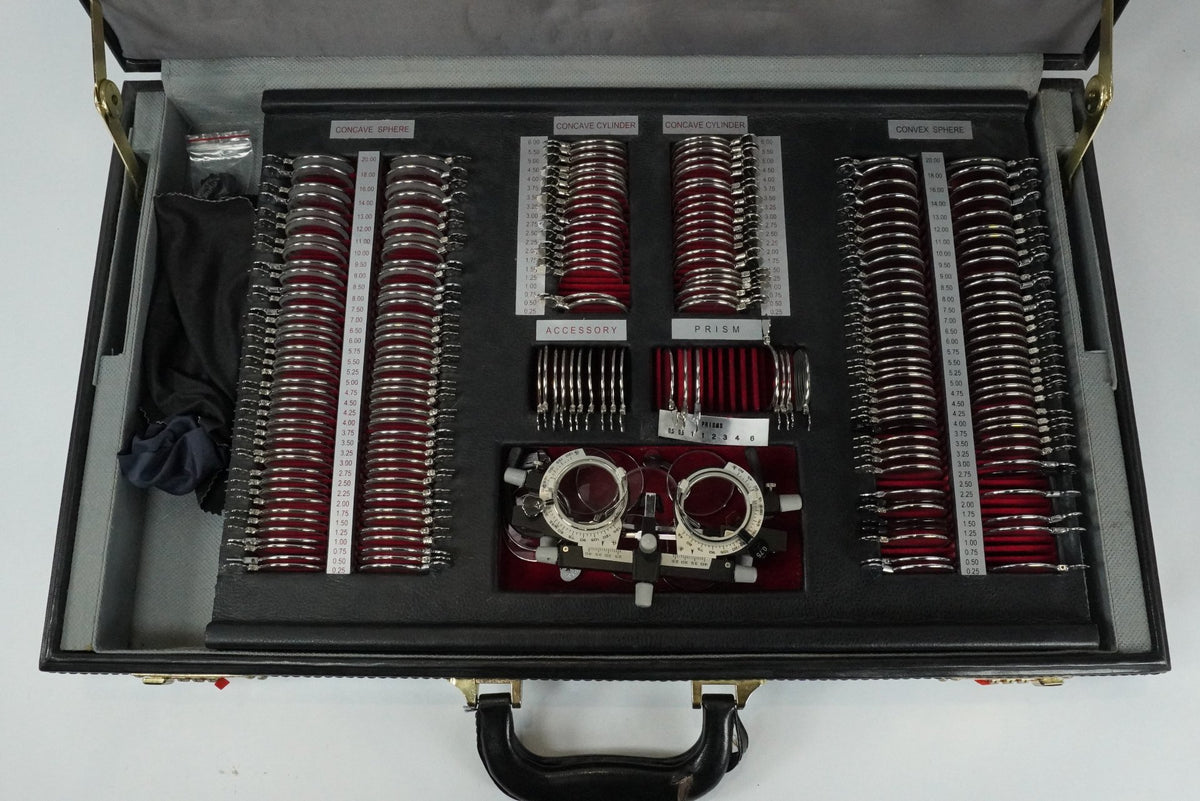 Point Source Unknown Trial Lens Set with Trial Frame - Ophthalmic Refraction Kit
