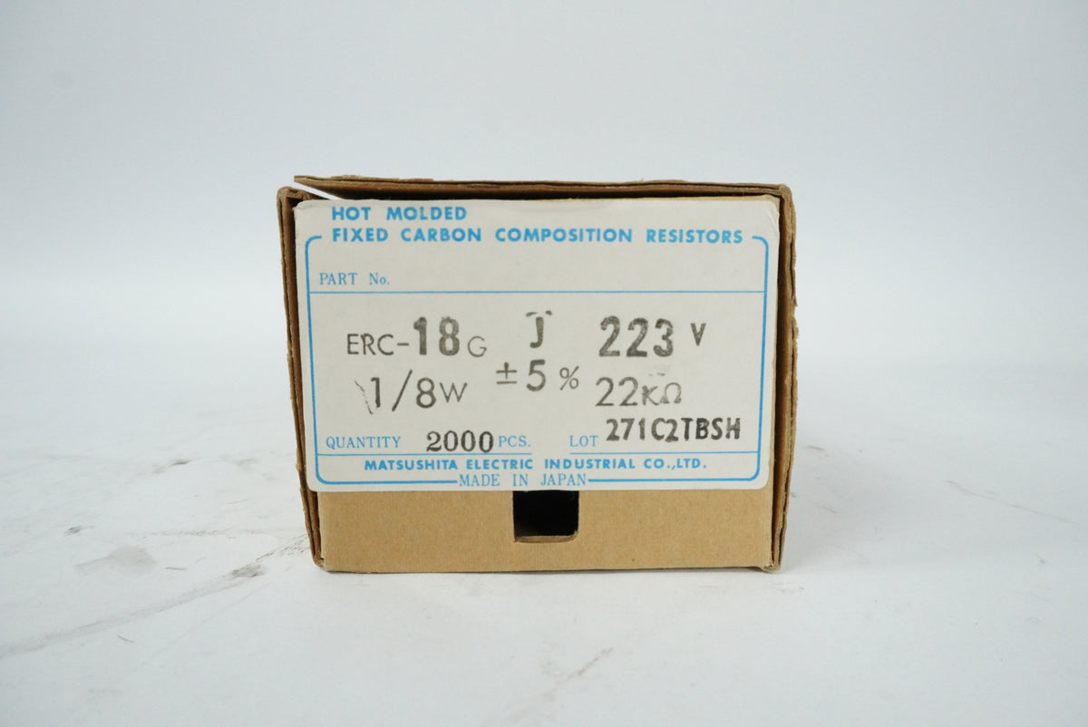 Matsushita Electric Industrial ERC18GJ223 Hot Molded Carbon Comp Resistors