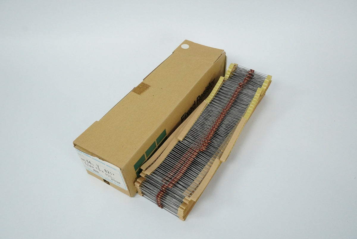 Matsushita Electric Industrial ERC14GJ821V Hot Molded Fixed Carbon Comp Resistor
