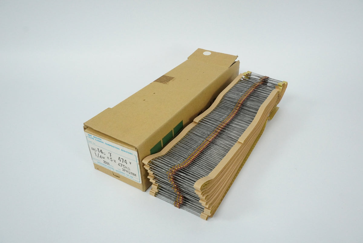 Matsushita Electric Industrial ERC14GJ474V Hot Molded Fixed Carbon Comp Resistor