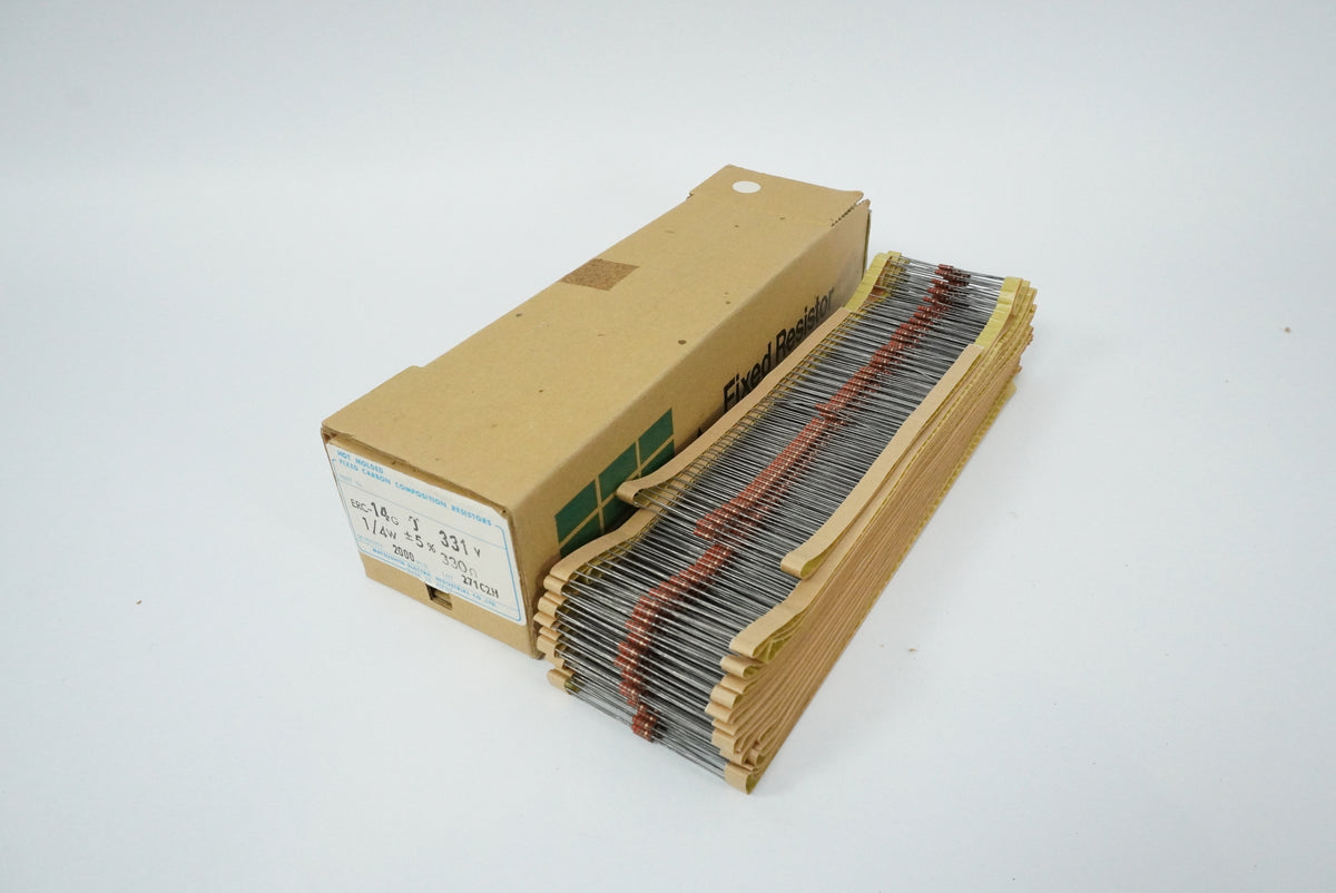 Matsushita Electric Industrial ERC14GJ331V Hot Molded Fixed Carbon Comp Resistor