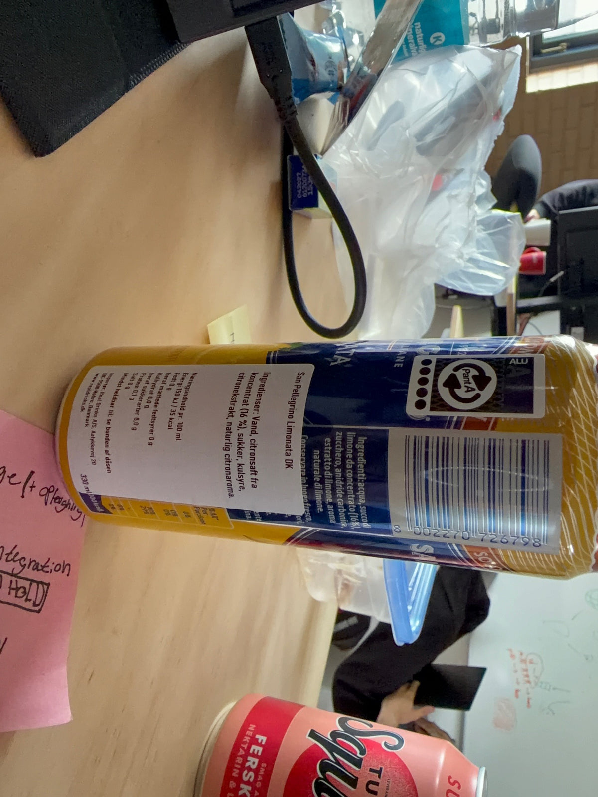 San Pellegrino 555555555555555 Limonata Sparkling Lemon Beverage Can