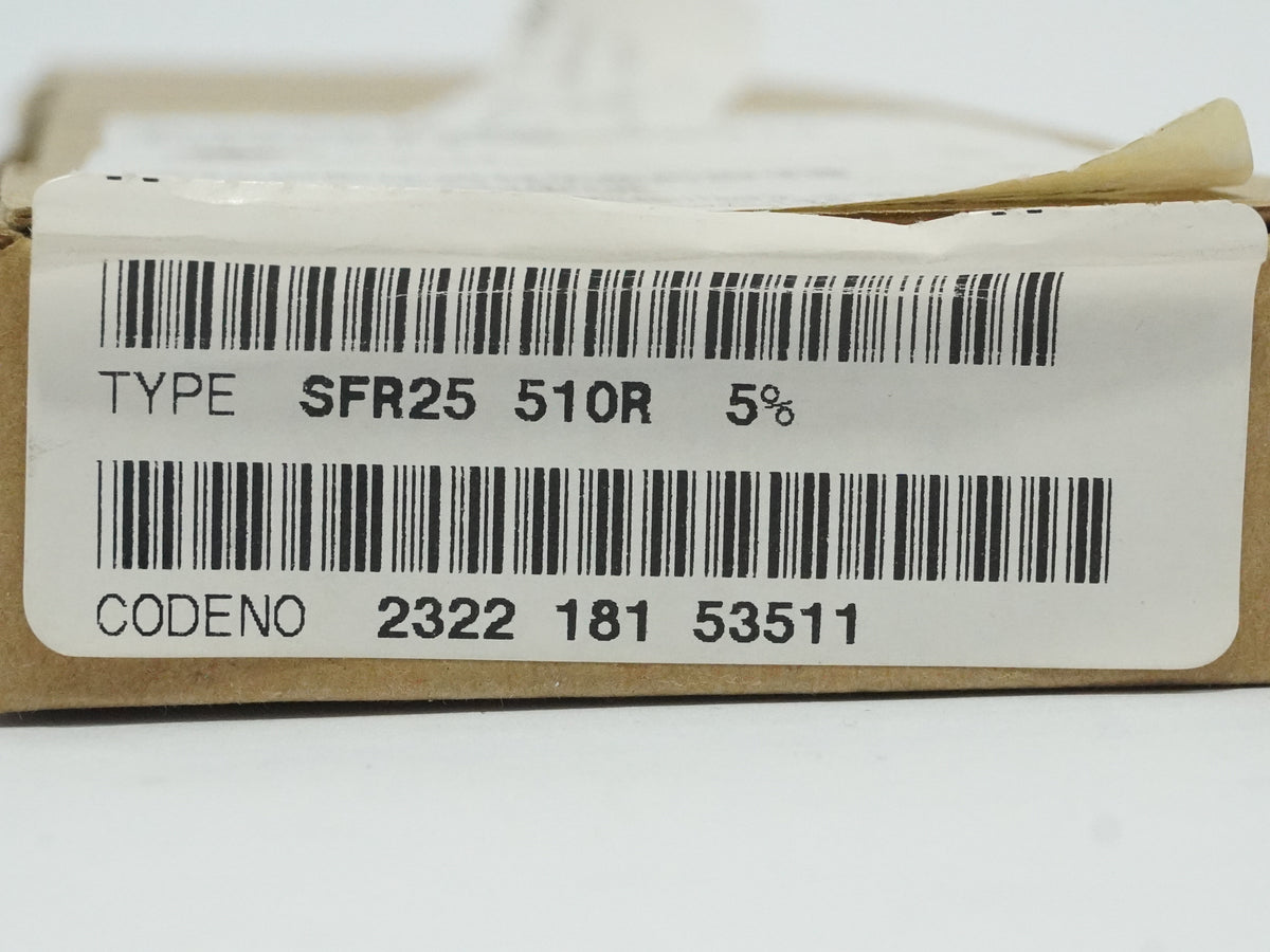 BCcomponents 232218153511 SFR25/510R/1K Metal Film Resistor Batch 260 Pcs.