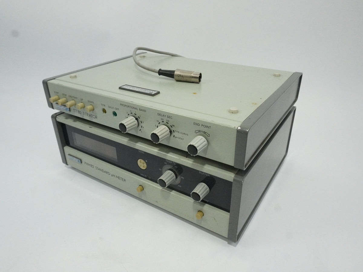 Radiometer Copenhagen PHM82 / TTT80 PHM82 Standard pH Meter & TTT80 Titrator Set