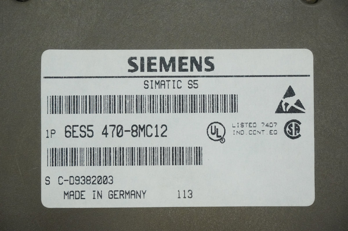 Siemens 6ES5470-8MC12 SIMATIC S5 Analog Output