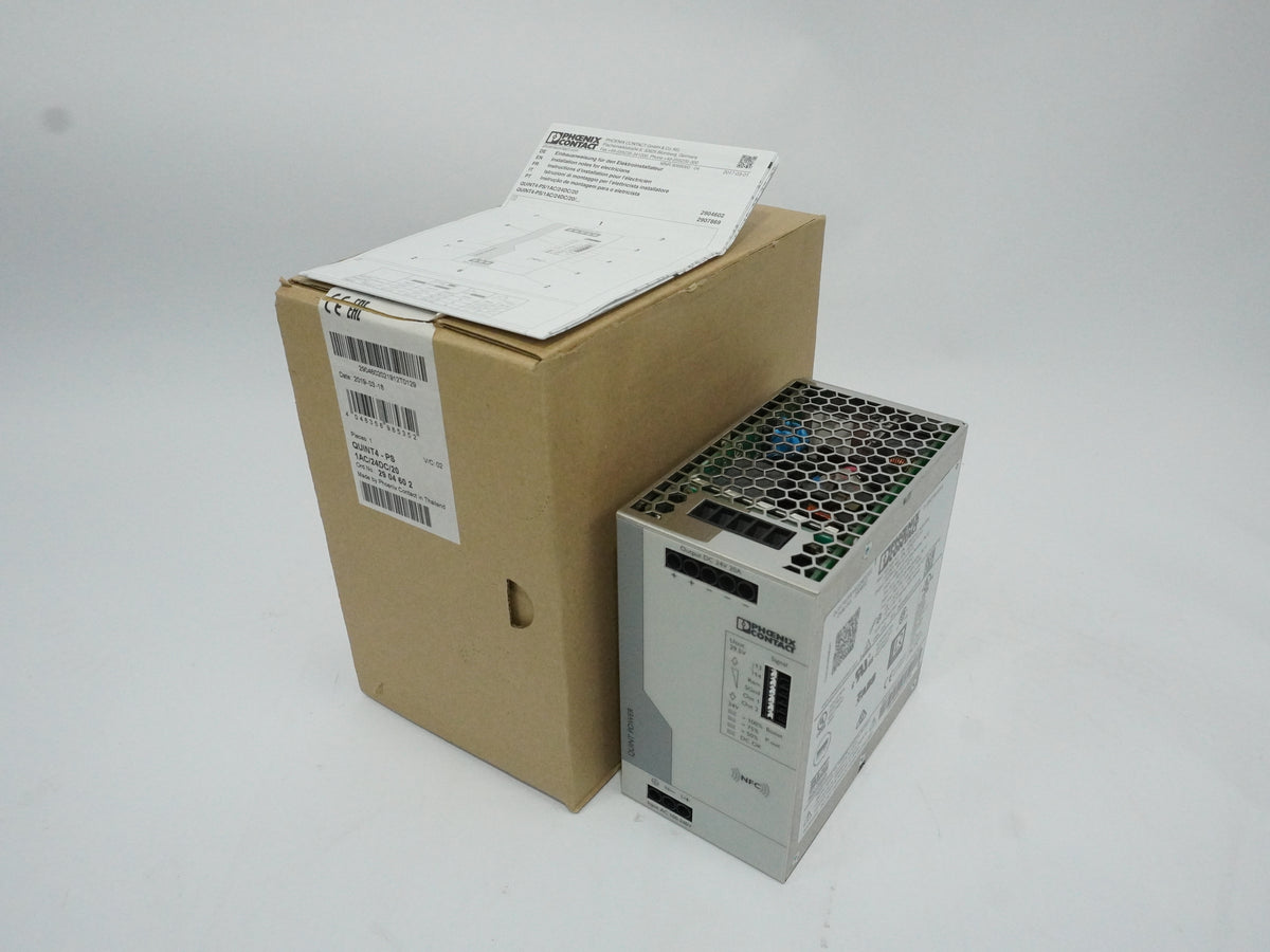 PhoenixCon 2904602 Phoenix Contact 2904602 QUINT4-PS/1AC/24DC/20 Power Supply Un