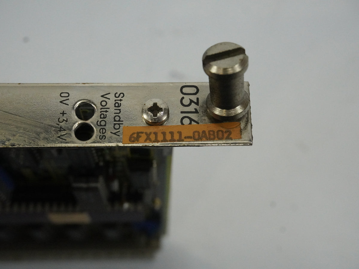 Siemens 6FX1111-0AB02 Sirotec RCM Slave CPU Board