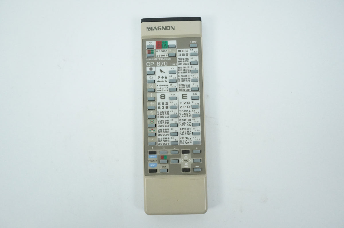 Magnon CP-670 Remote Control for Magnon Auto Chart Projector Refractor Type T