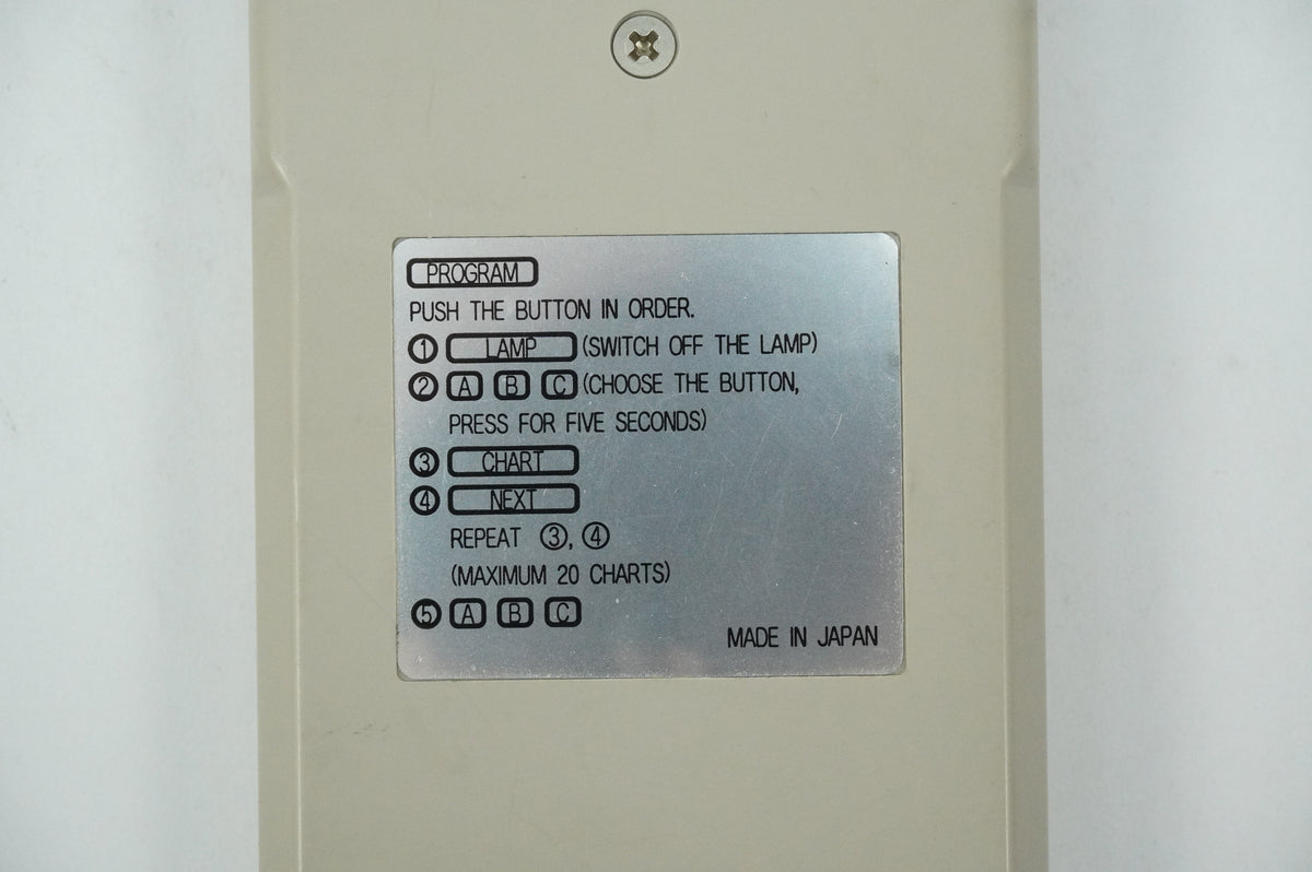 Magnon CP-670 Remote Control for Magnon Auto Chart Projector Refractor Type T