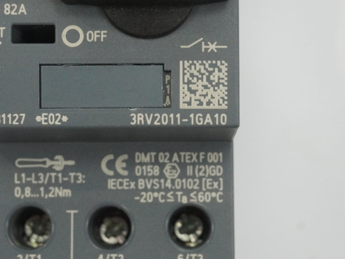 Siemens 3RV2011-1GA10 SIRIUS 3RV2 motor starter protectors