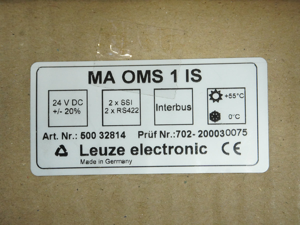 LeuzeElect 50032814 MA OMS 1 IS Interbus-S Connecting Unit