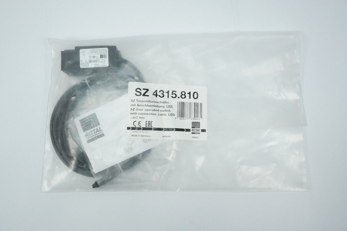 Rittal SZ 4315.810 SZ Door Operated Switch with Connection Cable, LED, 3000mm